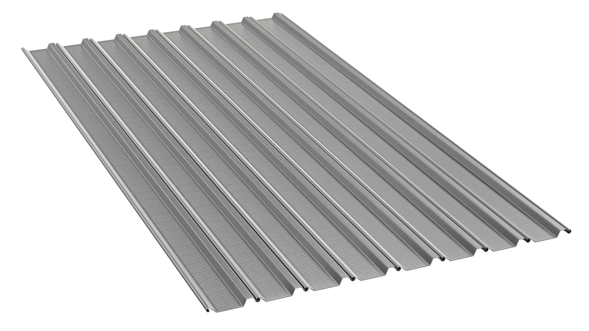 Chapa de Aço Articulada Galvanizada 105mm 0,43mm (Chapa 28) 6m Unidade